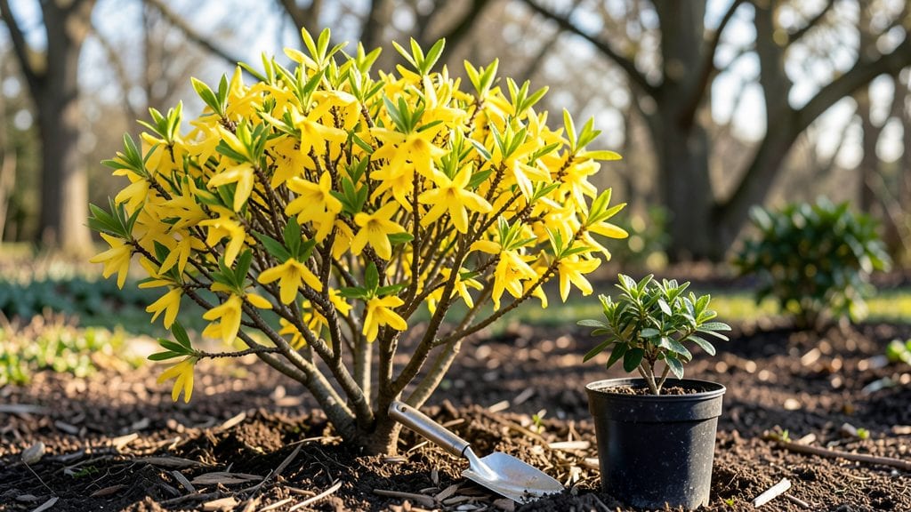 Forsythia Shrubs Planting Distance: Sun-Loving Spacing for Full, Bushy Growth