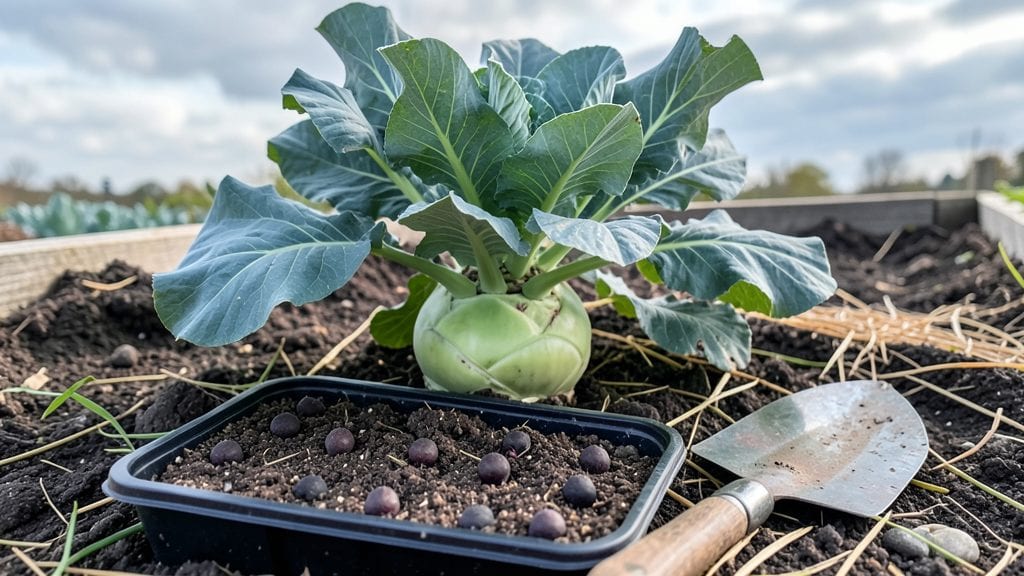 Planting Kohlrabi Seeds: Fast-Growing Harvest in 45 Days