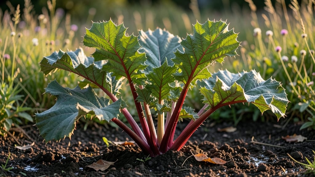 Prickly Rhubarb Plant: Thorn-Free Harvest in 3 Simple Steps