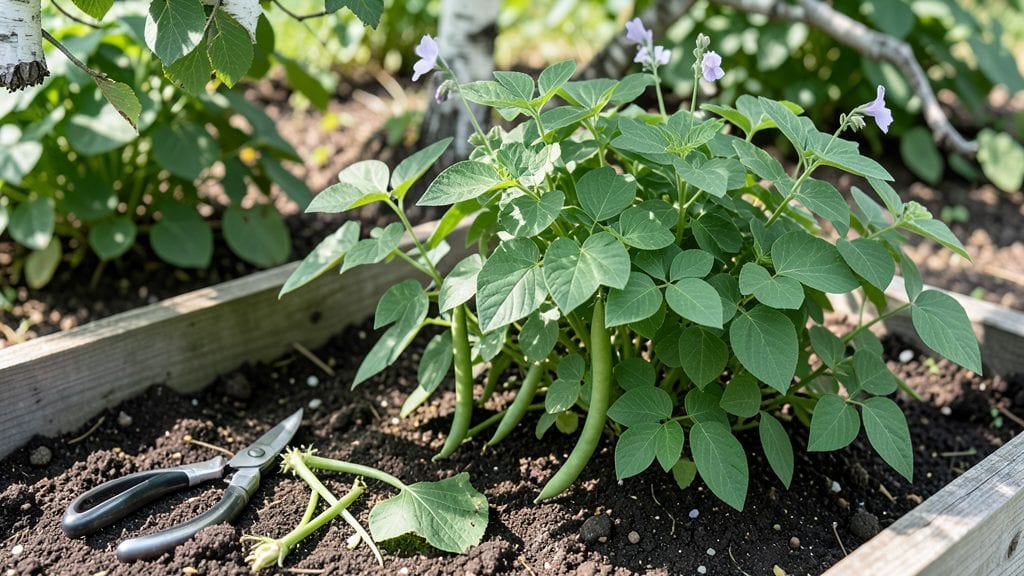 Prune Bean Plants: Three-Step Trimming for Bountiful Harvests